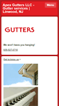 Mobile Screenshot of apexgutters.com